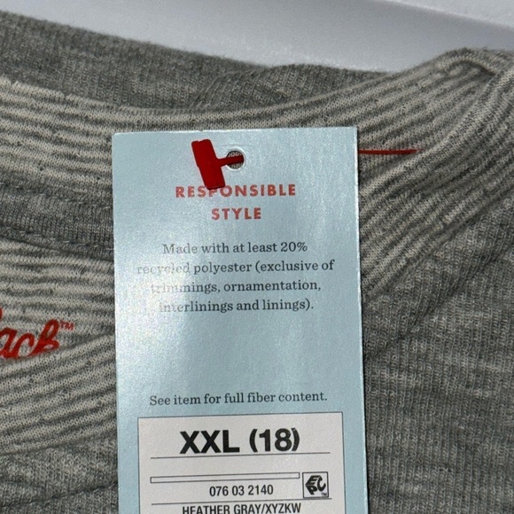 CAT & JACK Boys' Long Sleeve Knit Henley Long Sleeve Tee T-Shirt XXL 18 - Picture 6 of 8